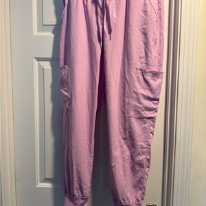 Medcouture Light Purple/Pink Scrub Jogger Pants